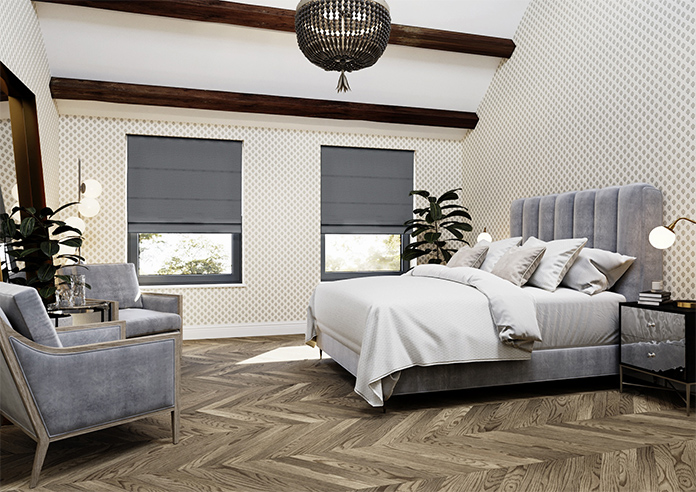 Stockholm, Anthracite - Roman Blind - Image 7